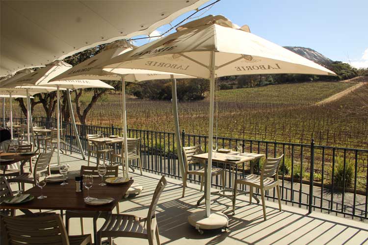 Pearl Rock Terrace at Laborie: Kid-friendly Restaurants in Cape Town