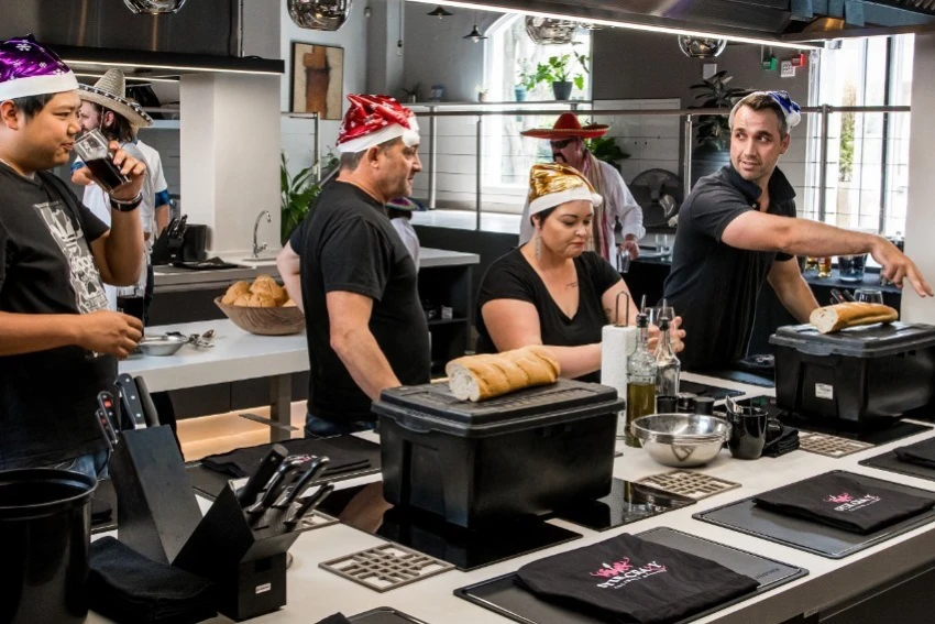 Stir Crazy Cooking Classes Team Building