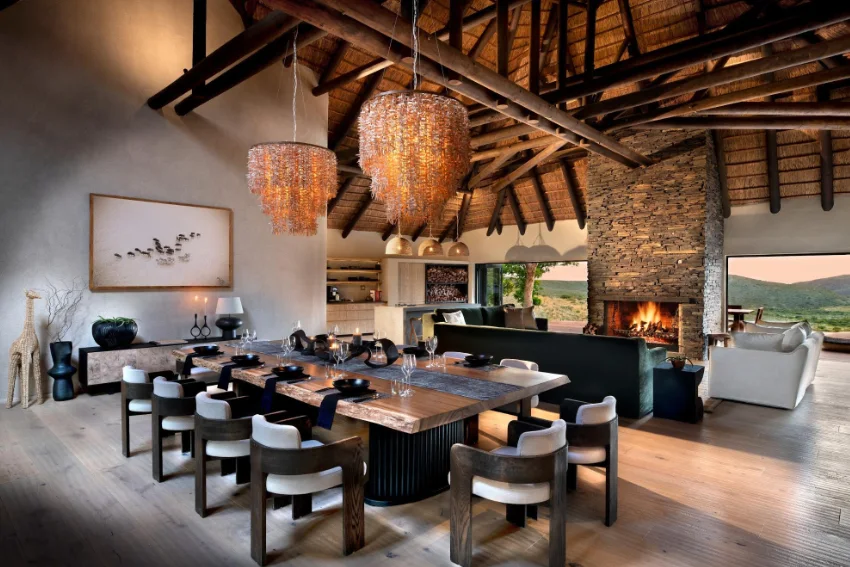 Melozhori Game Reserve Dining Room