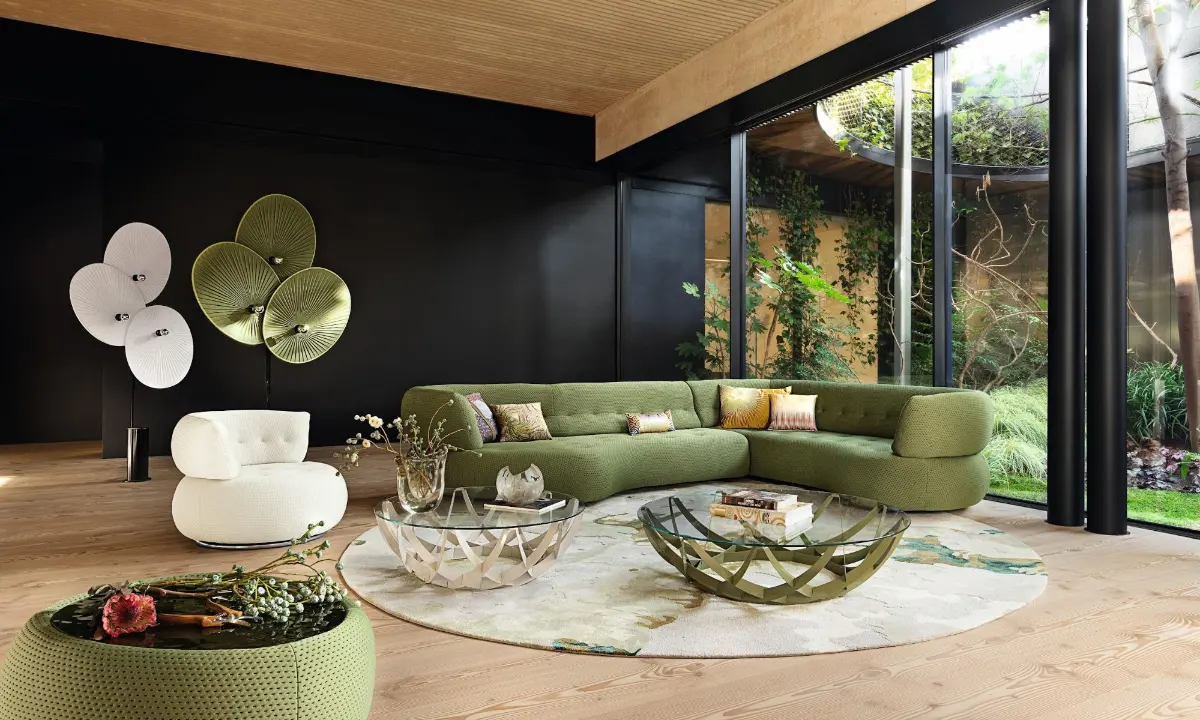 Rcohe Bobois 2025 Green Sofa