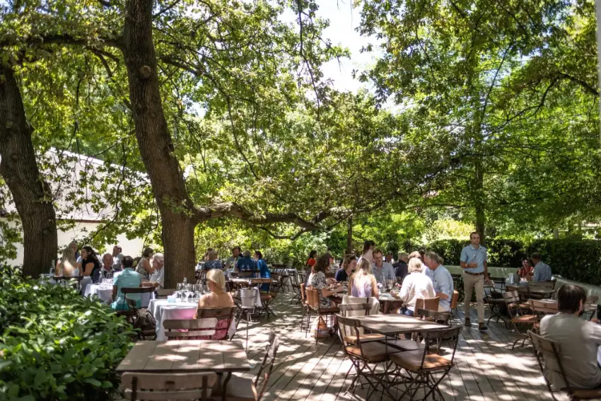 Rust En Vrede Tasting Room Terrace