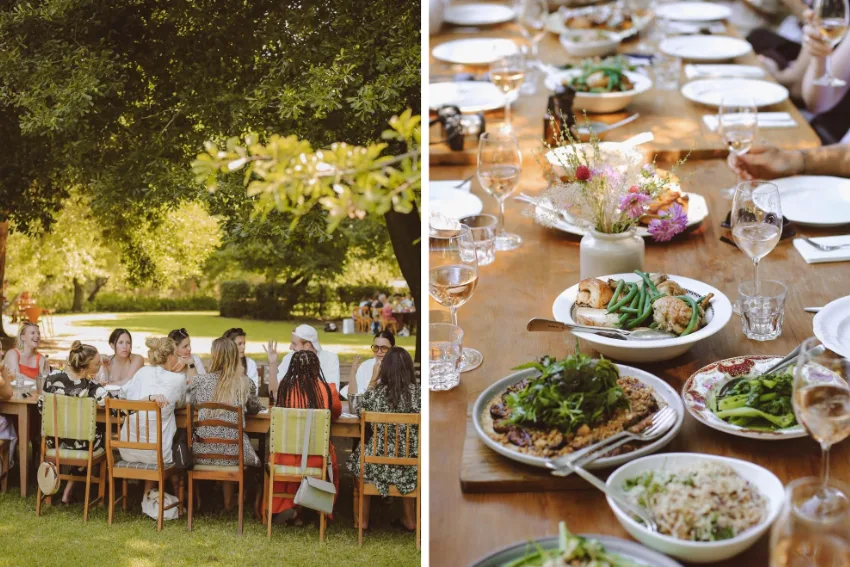 Wine Farm Restaurants Table At De Meye