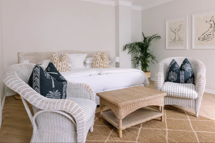 Auberge Burgundy Bedroom