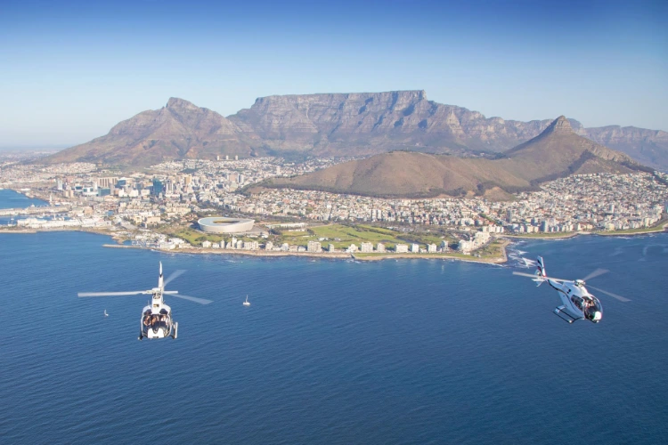 Robben Island Heli Tour Flight