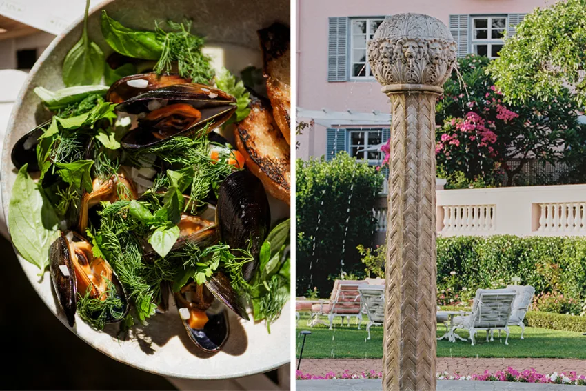 Fountain Restaurant Mount Nelson Lunch