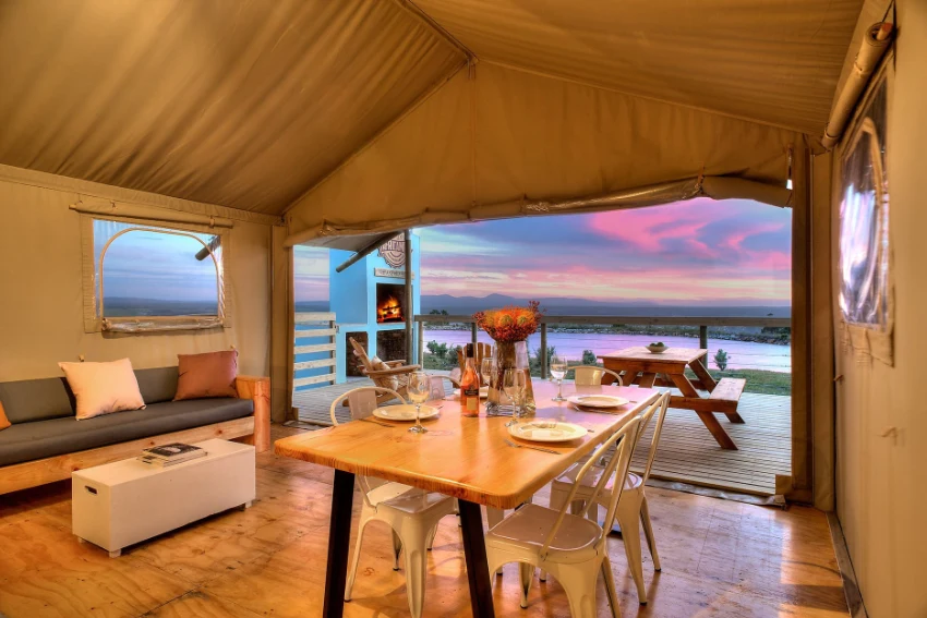 Africamps at Stanford Hills Tent Interior