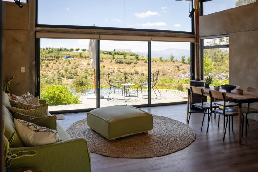 Camissa Farm Cabin Living Area