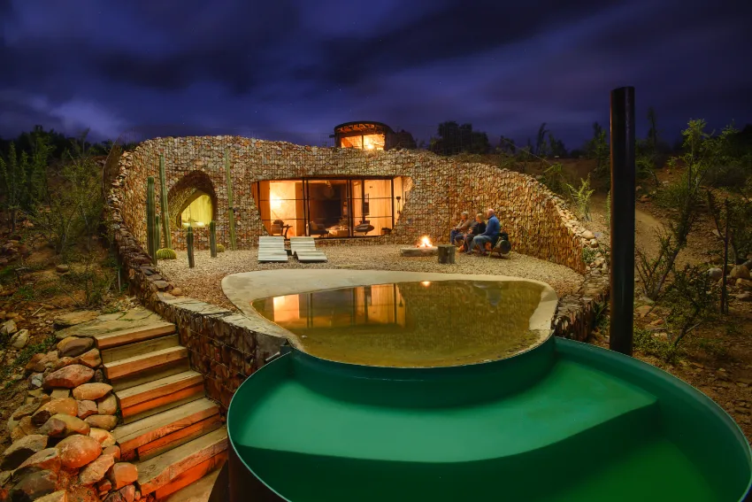 Hot Tub Accommodation Aardts Nightfall Cabin