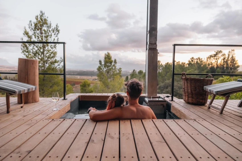 Bergsicht Outpost Cottages Hot Tub