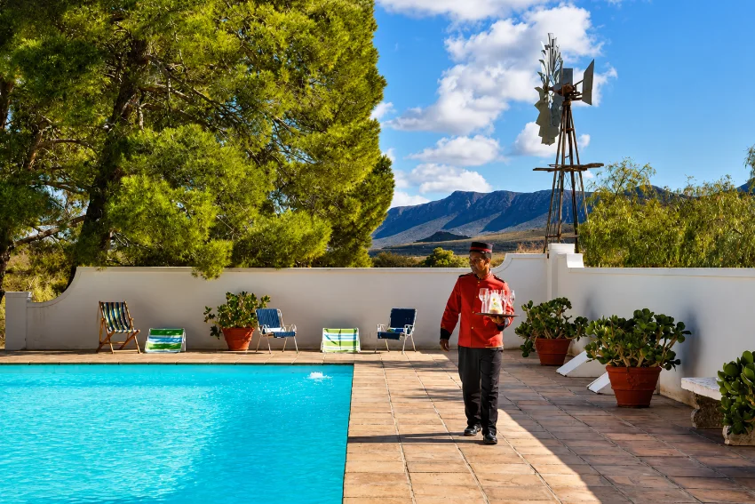 Train Matjiesfontein Lord Milner Hotel Pool